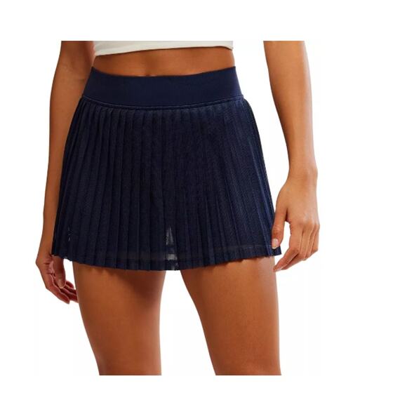 NEW Free People‎ Movement Rally Ruffle Pleated Skort Sz M/L - Picture 2 of 8